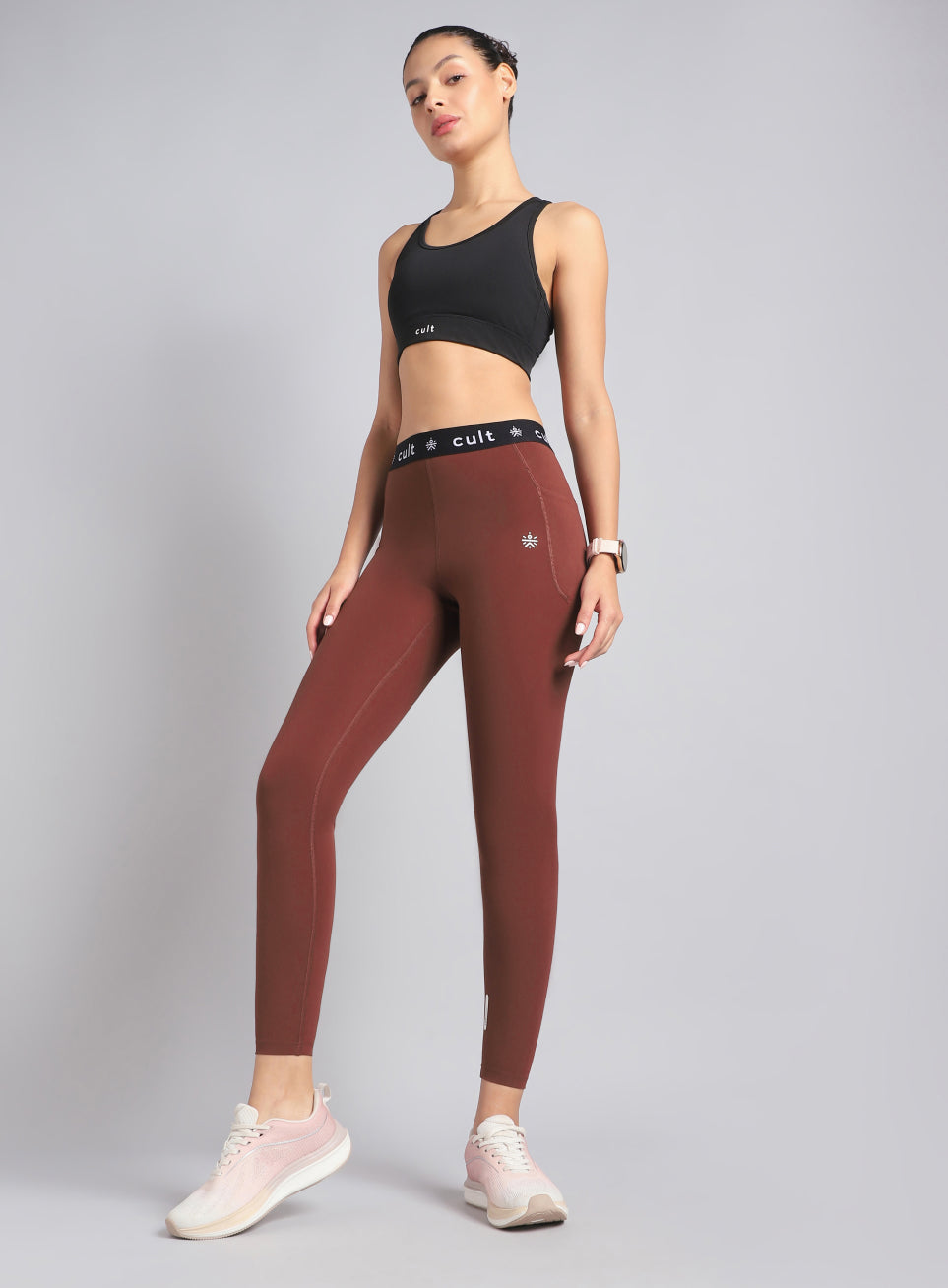 Women's Brown Move Easy COMFlex Tights