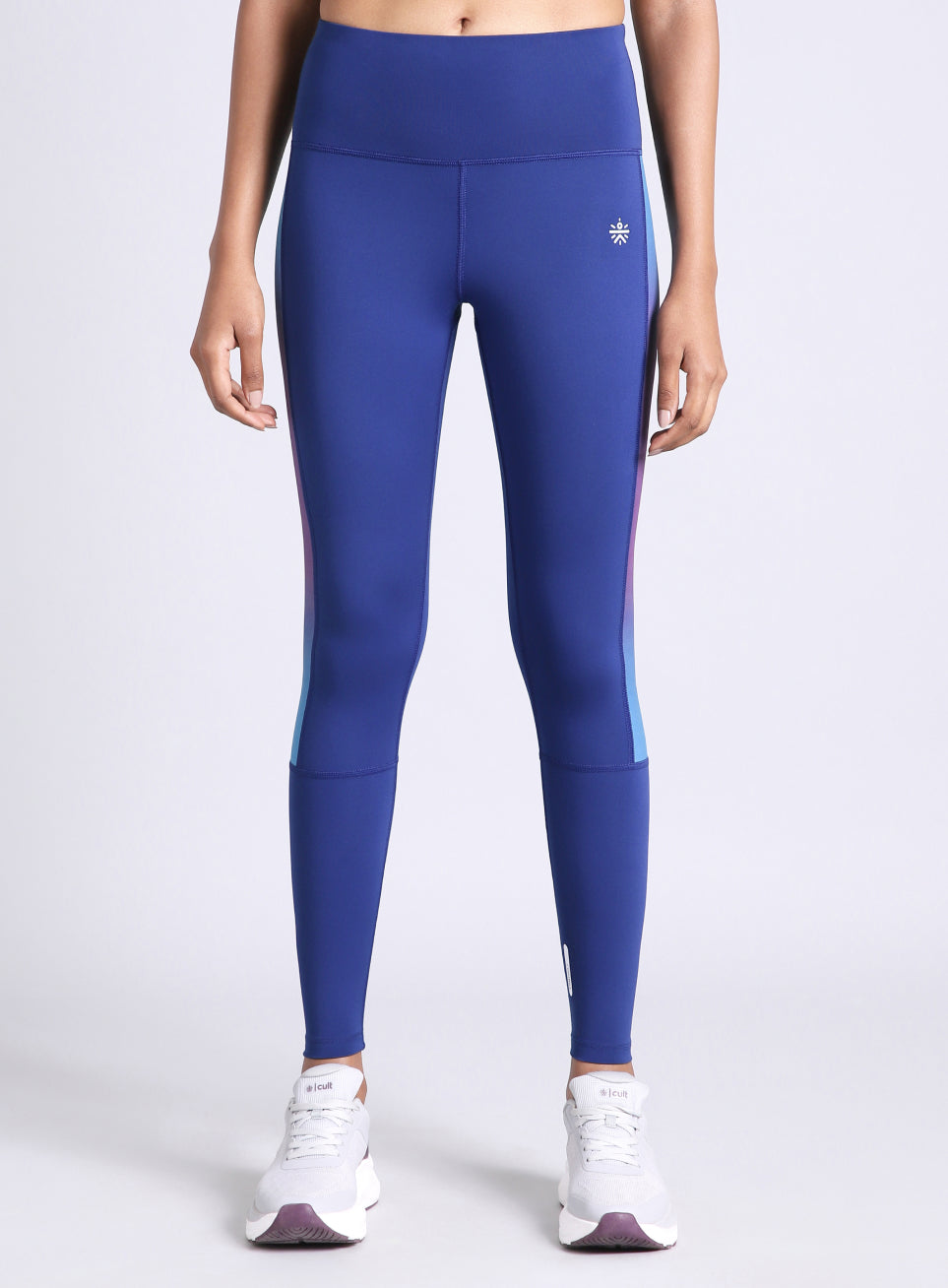 Women's Blue Energy Print Training COMFlex Tights