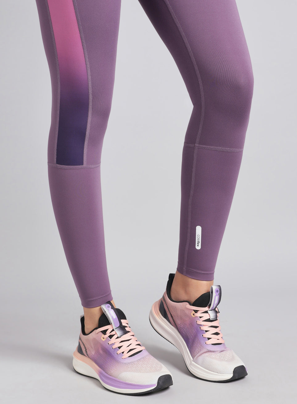 Women's Purple Energy Print Training COMFlex Tights