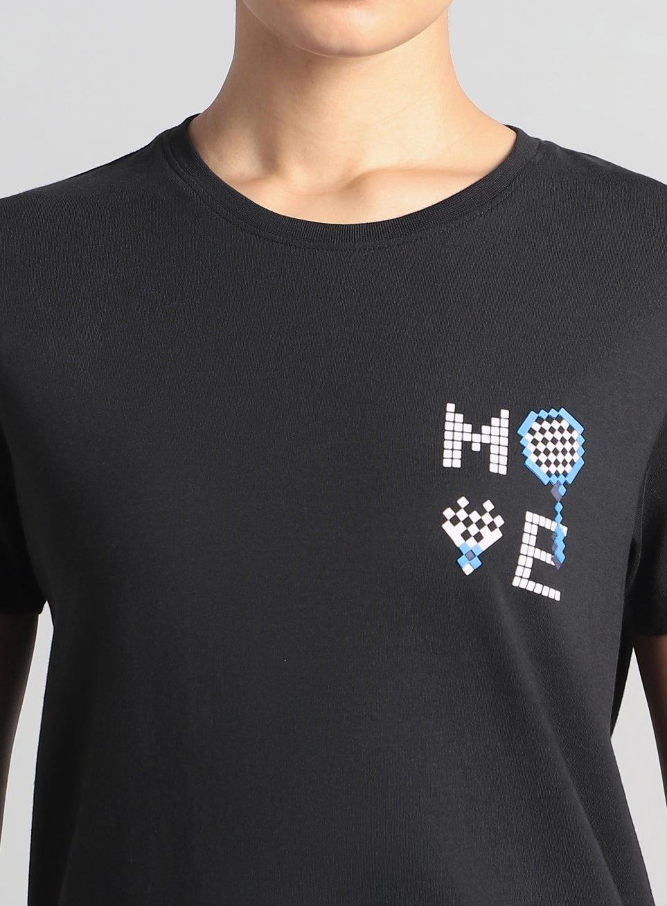 Women's Black Move Graphic T-shirt