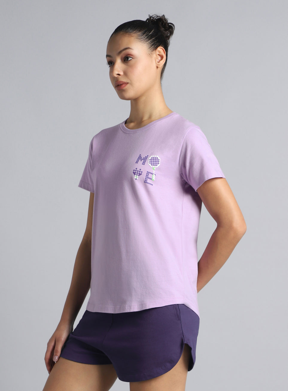 Women's Purple Move Graphic T-shirt