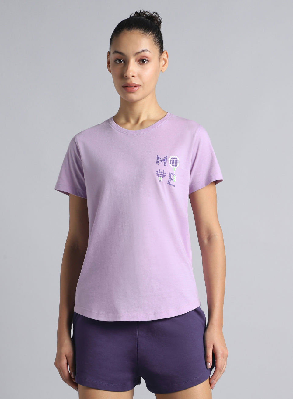 Women's Purple Move Graphic T-shirt