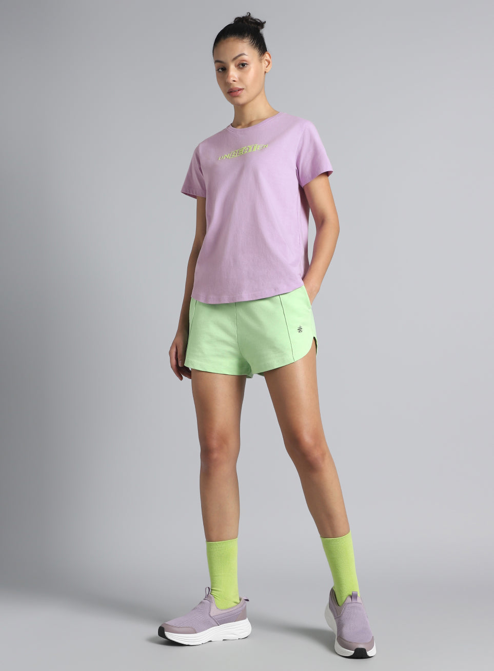 Women's Purple Unbeaten Graphic T-shirt