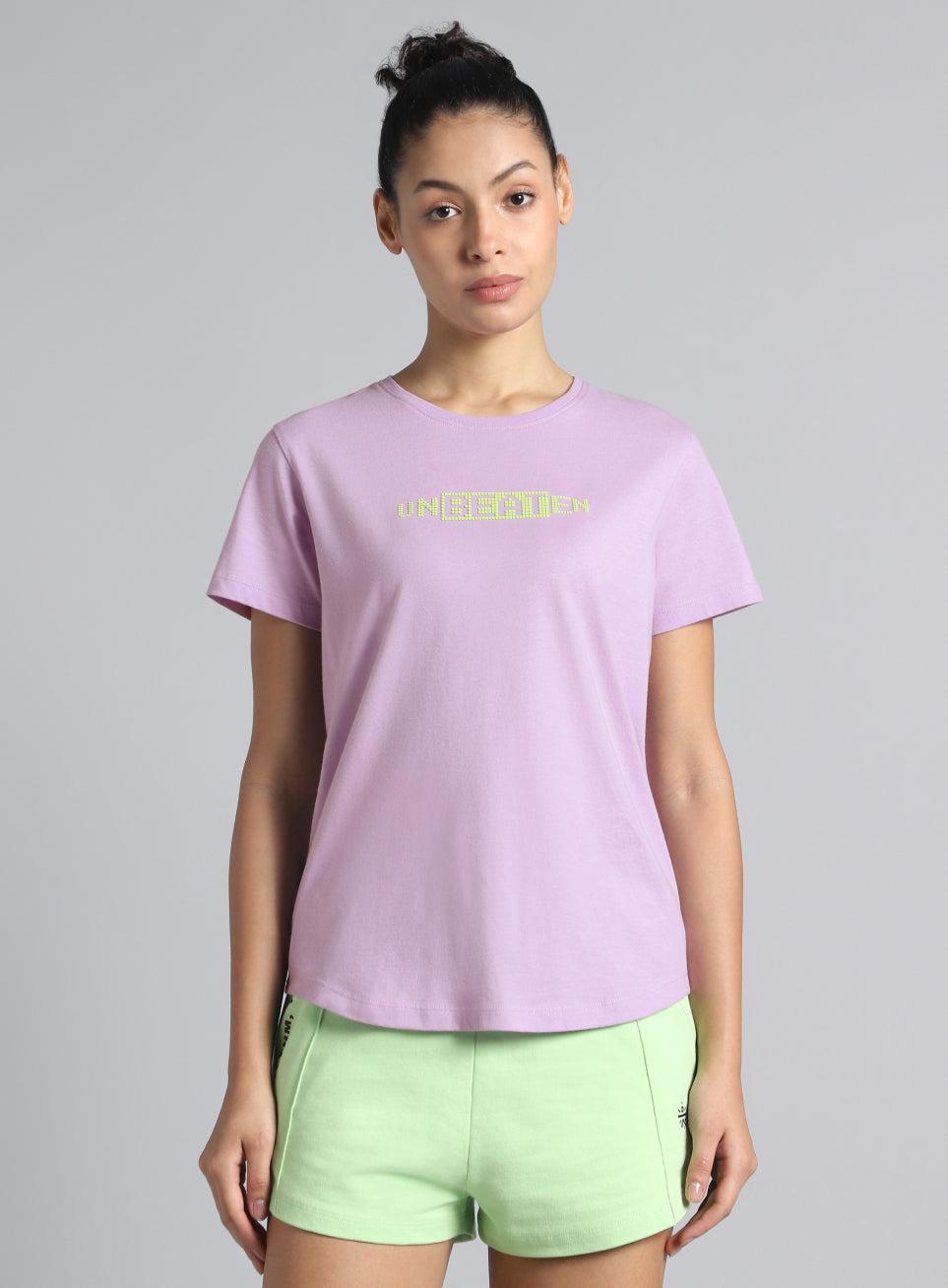 Women's Purple Unbeaten Graphic T-shirt