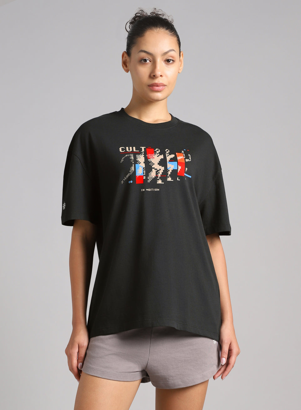 Women's Black Stay In Motion T-shirt