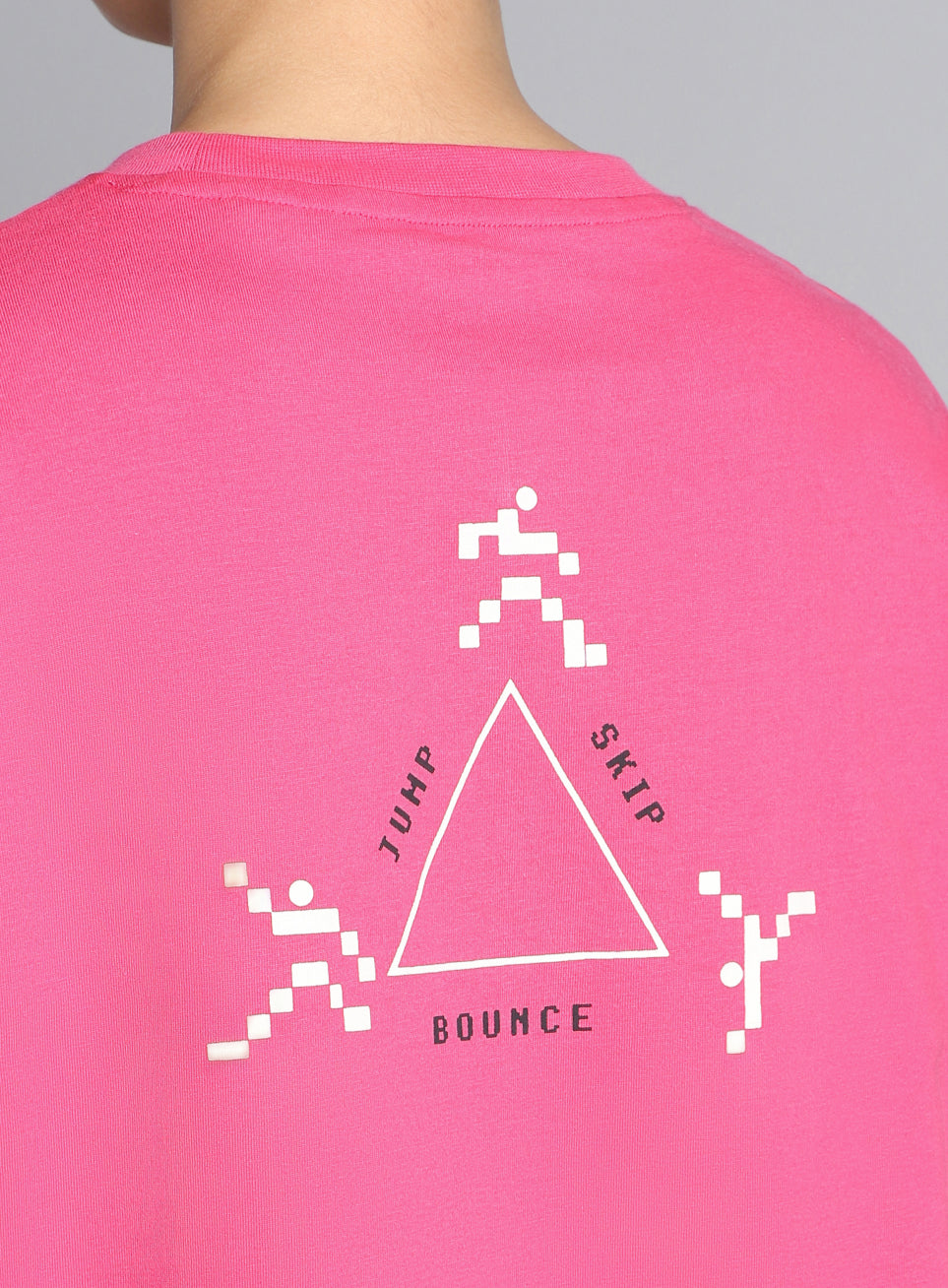 Women's Pink Move Oversized T-shirt