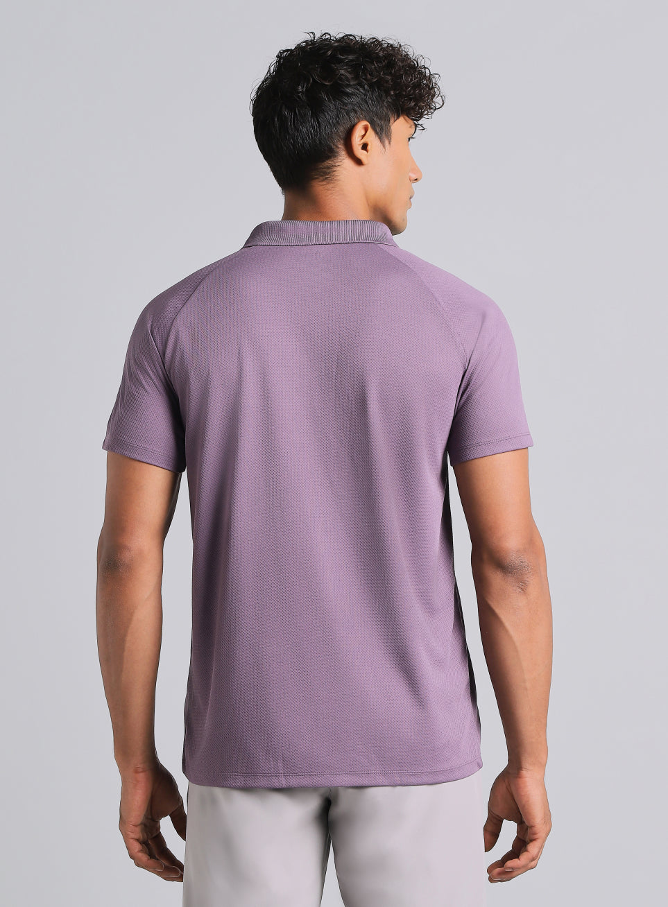 Men's Purple High Energy Performance Polo T-shirt