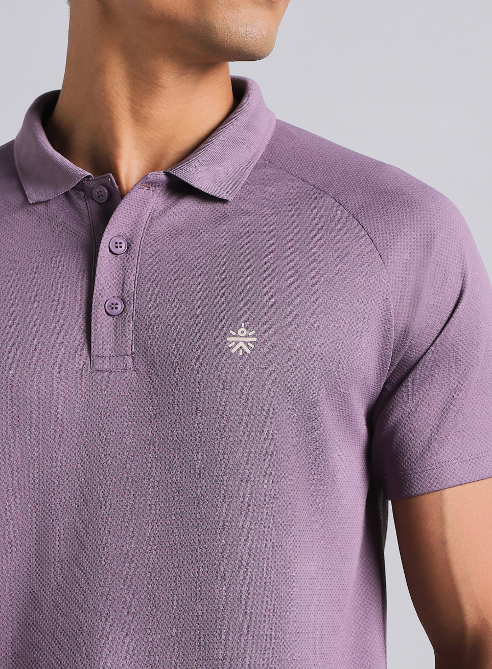 Men's Purple High Energy Performance Polo T-shirt