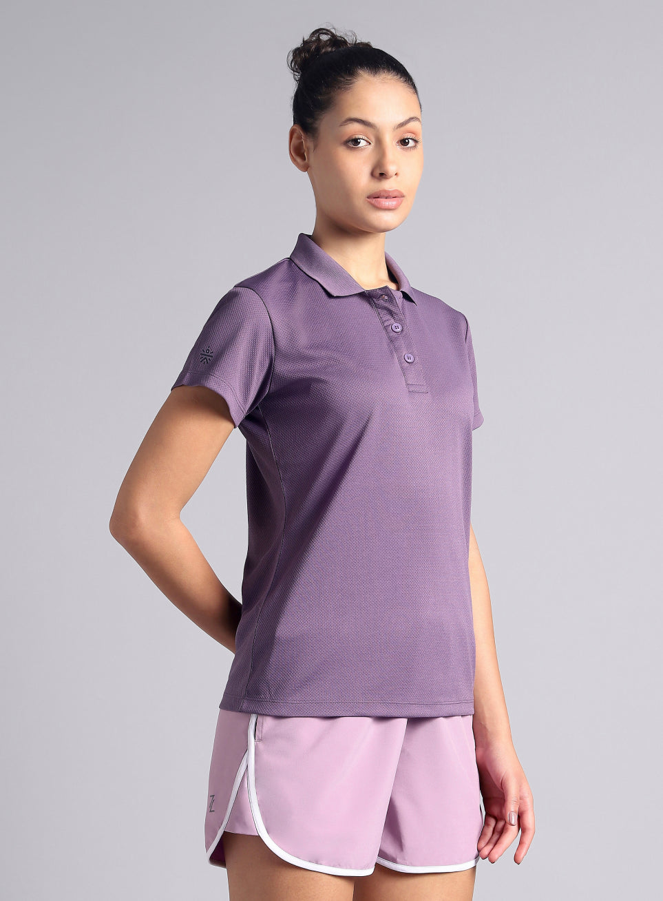 Women's Purple Performance Training Polo