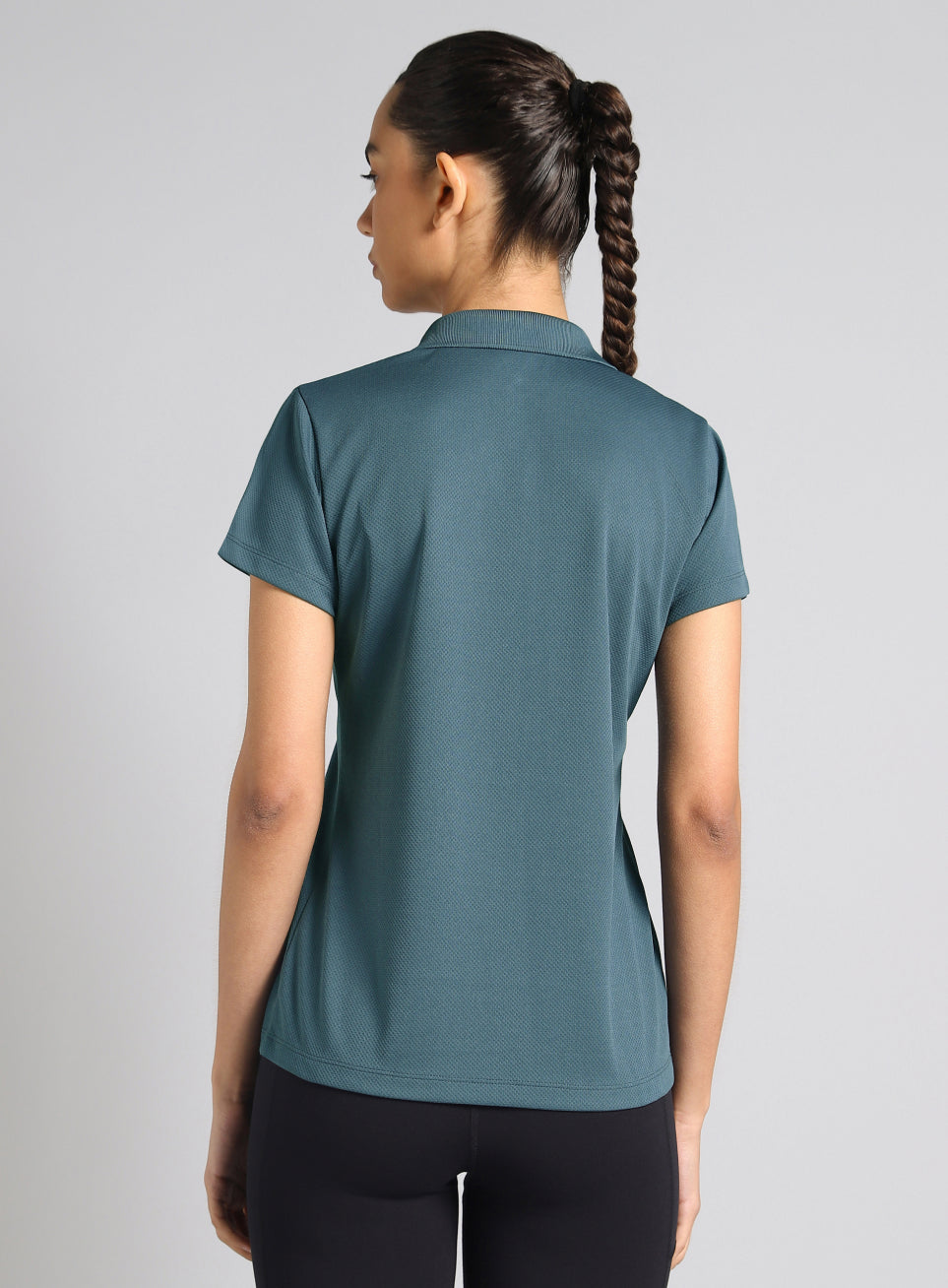 Women's Teal Performance Training Polo
