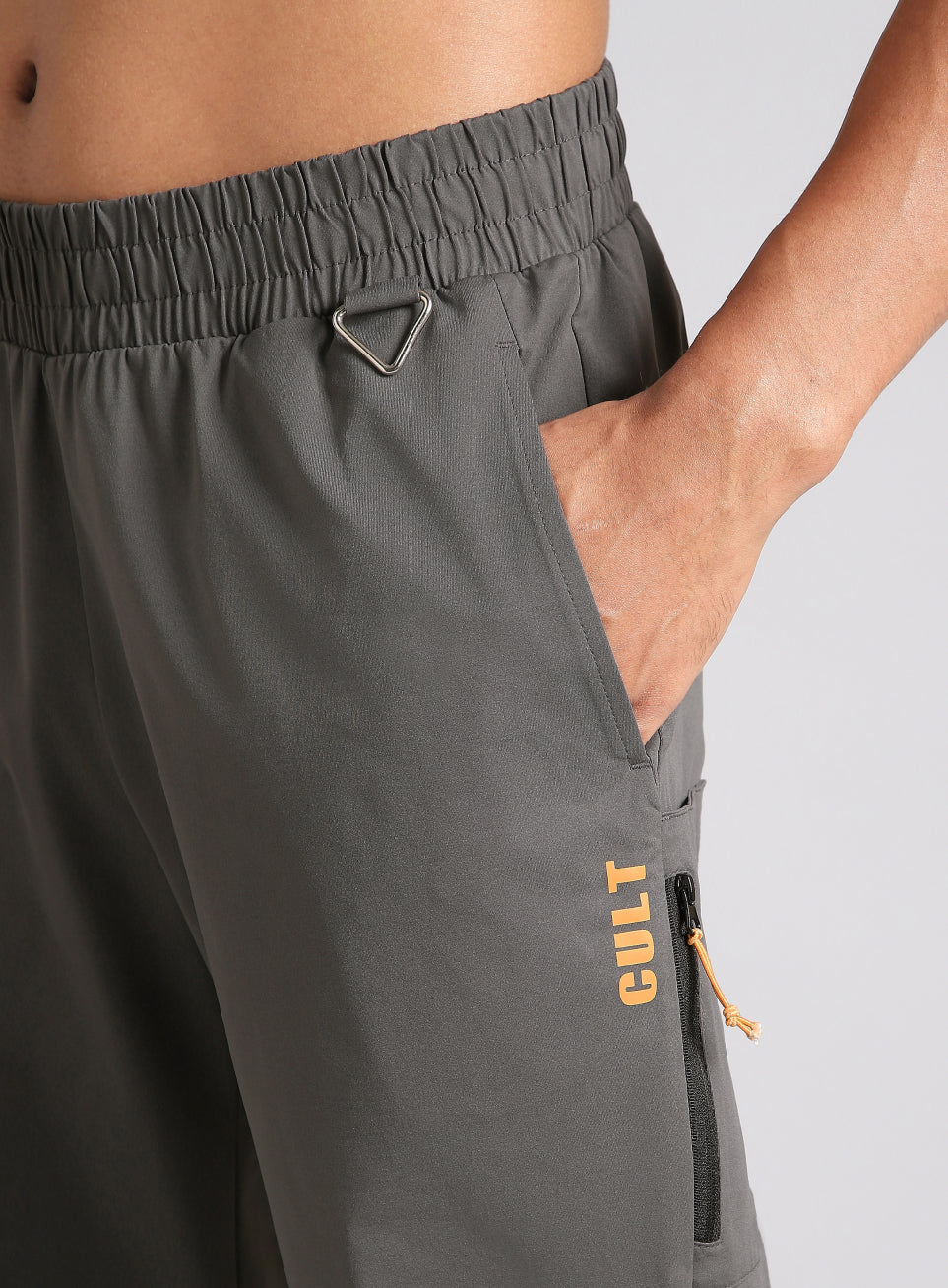 Men's Dark Grey Airport Travel Trackpants