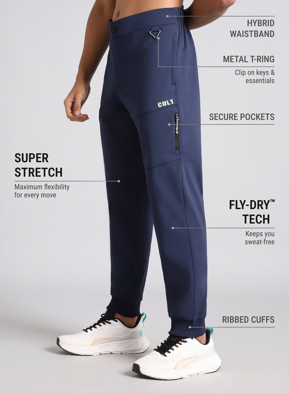 Men's Navy Metro City Travel Jogger