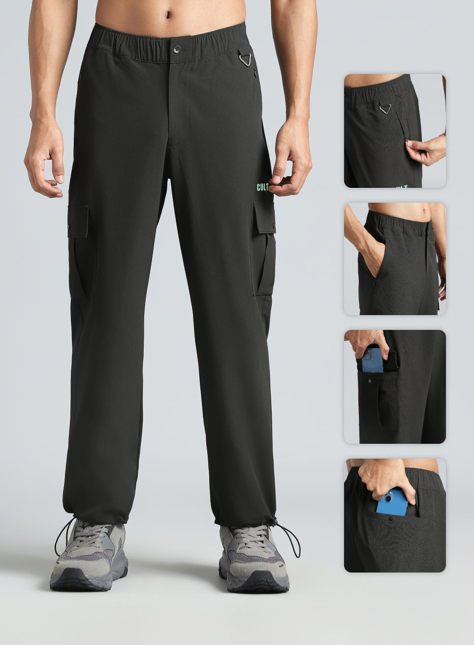 Men's Black Performance Adventure Pants