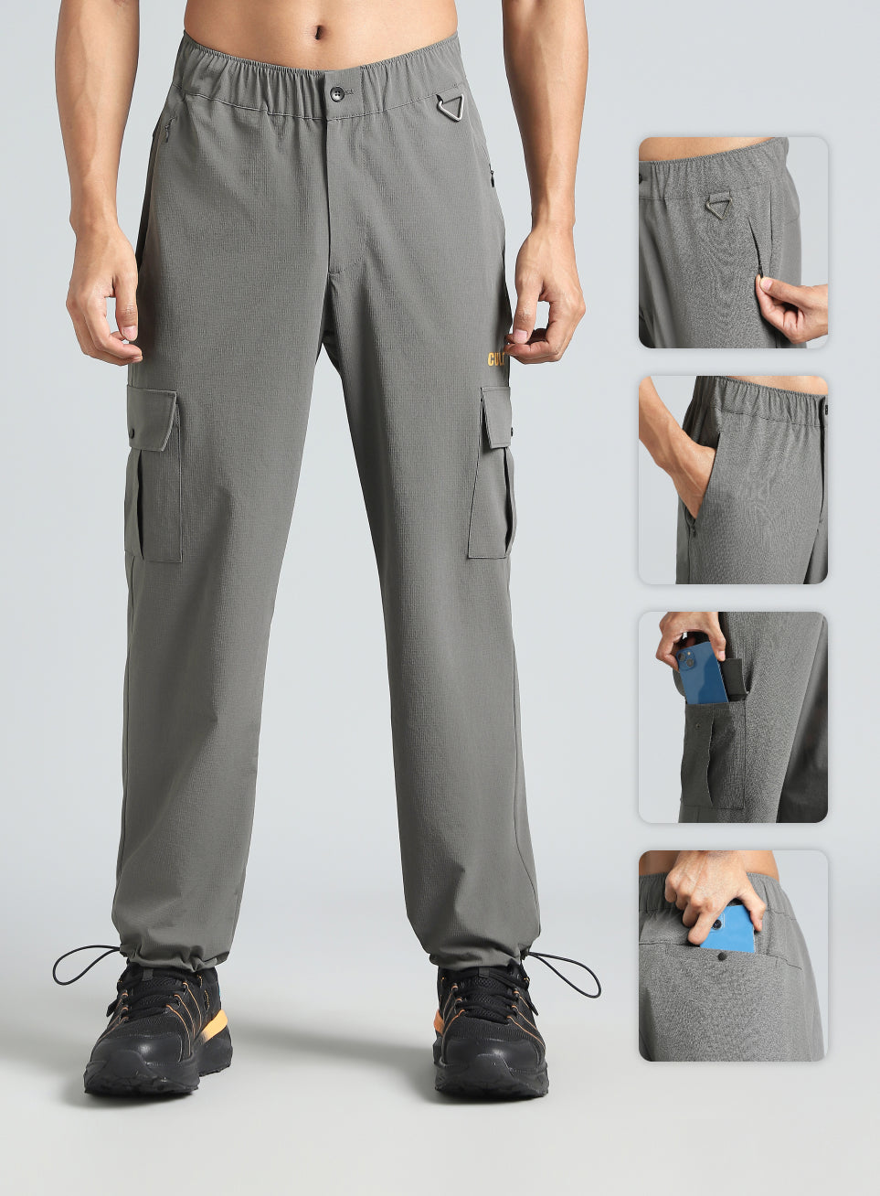 Men's Dark Grey Performance Adventure Pants