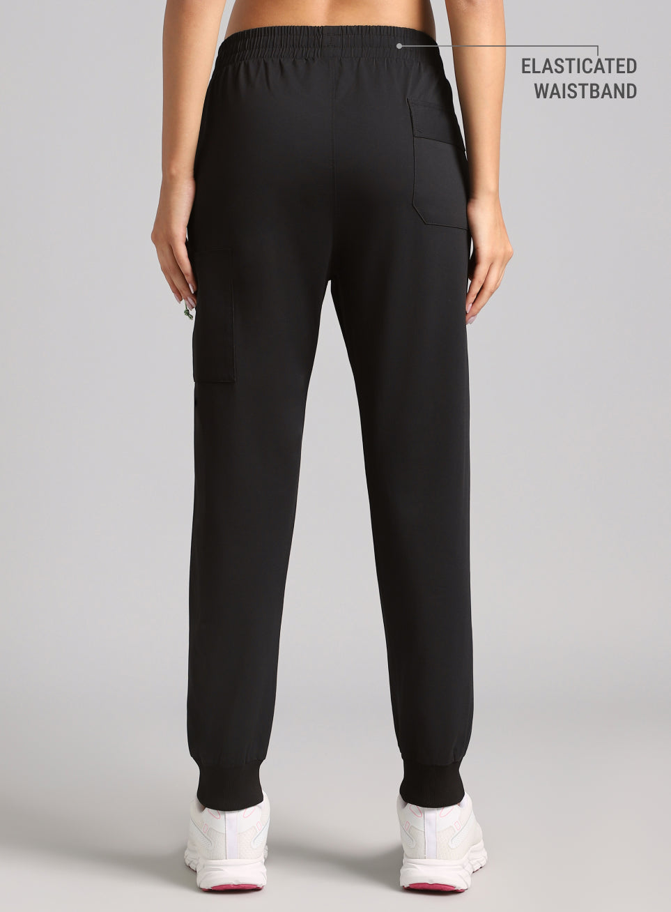 Women's Black Airport Travel Joggers