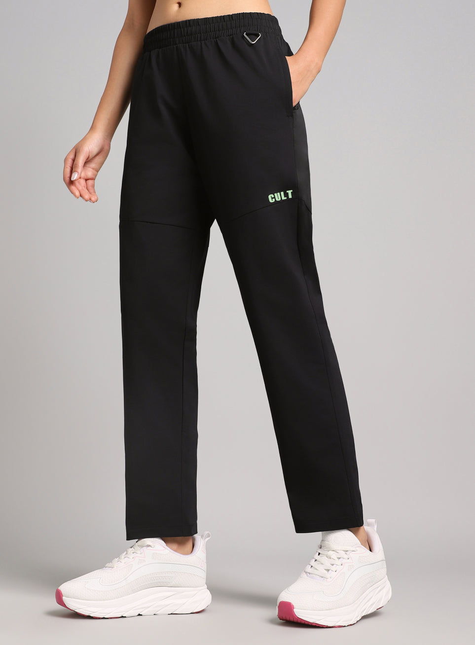 Women's Black Trail Blaze Travel Trackpants