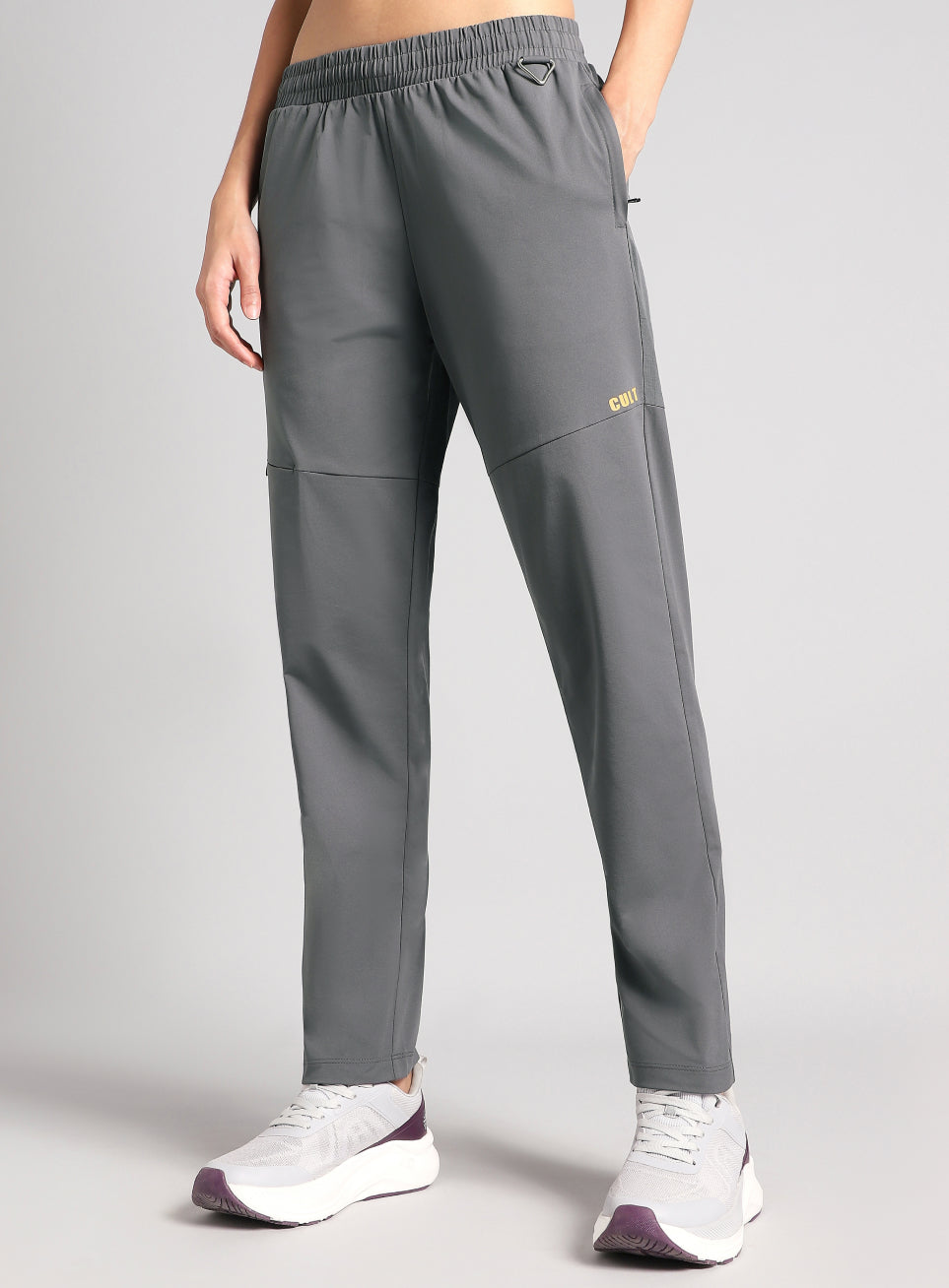 Women's Grey Trail Blaze Travel Trackpants