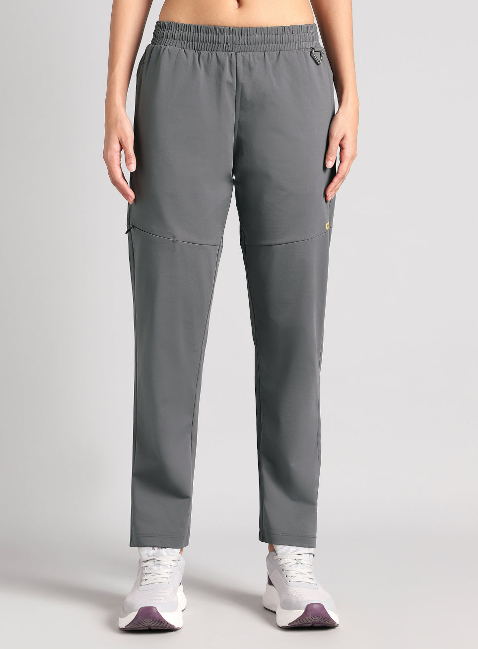 Women's Grey Trail Blaze Travel Trackpants