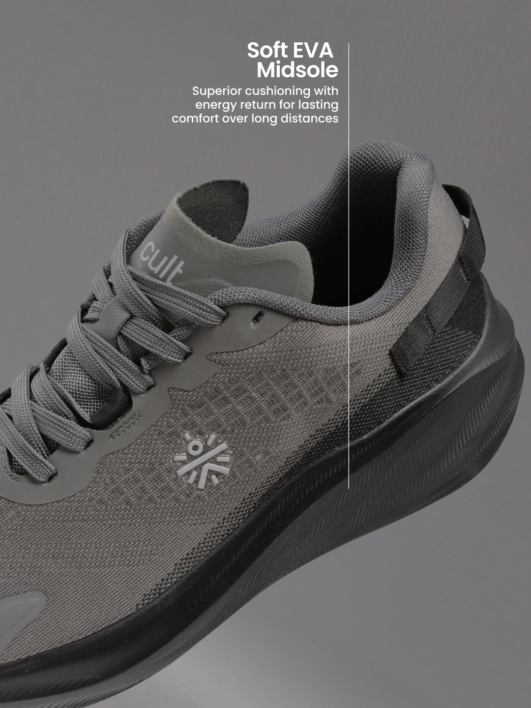 cult Men's AeroRush Running Shoes - Dark Grey