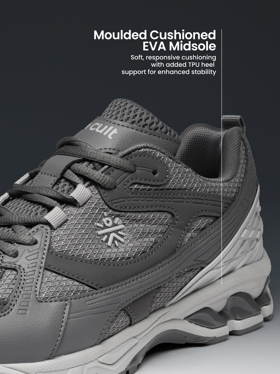 cult Men's FlexMode Sneakers - D.Grey