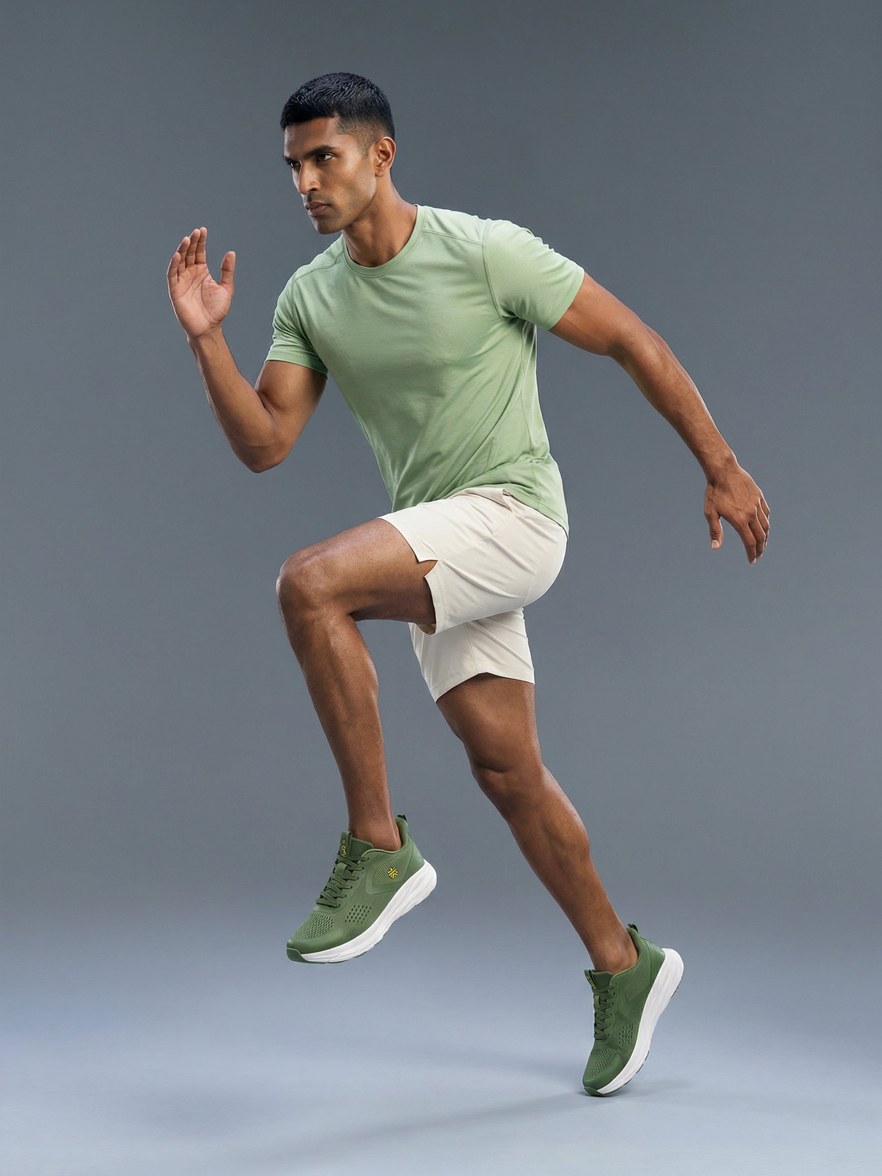 cult Men's GlideMove Running Shoes - Olive