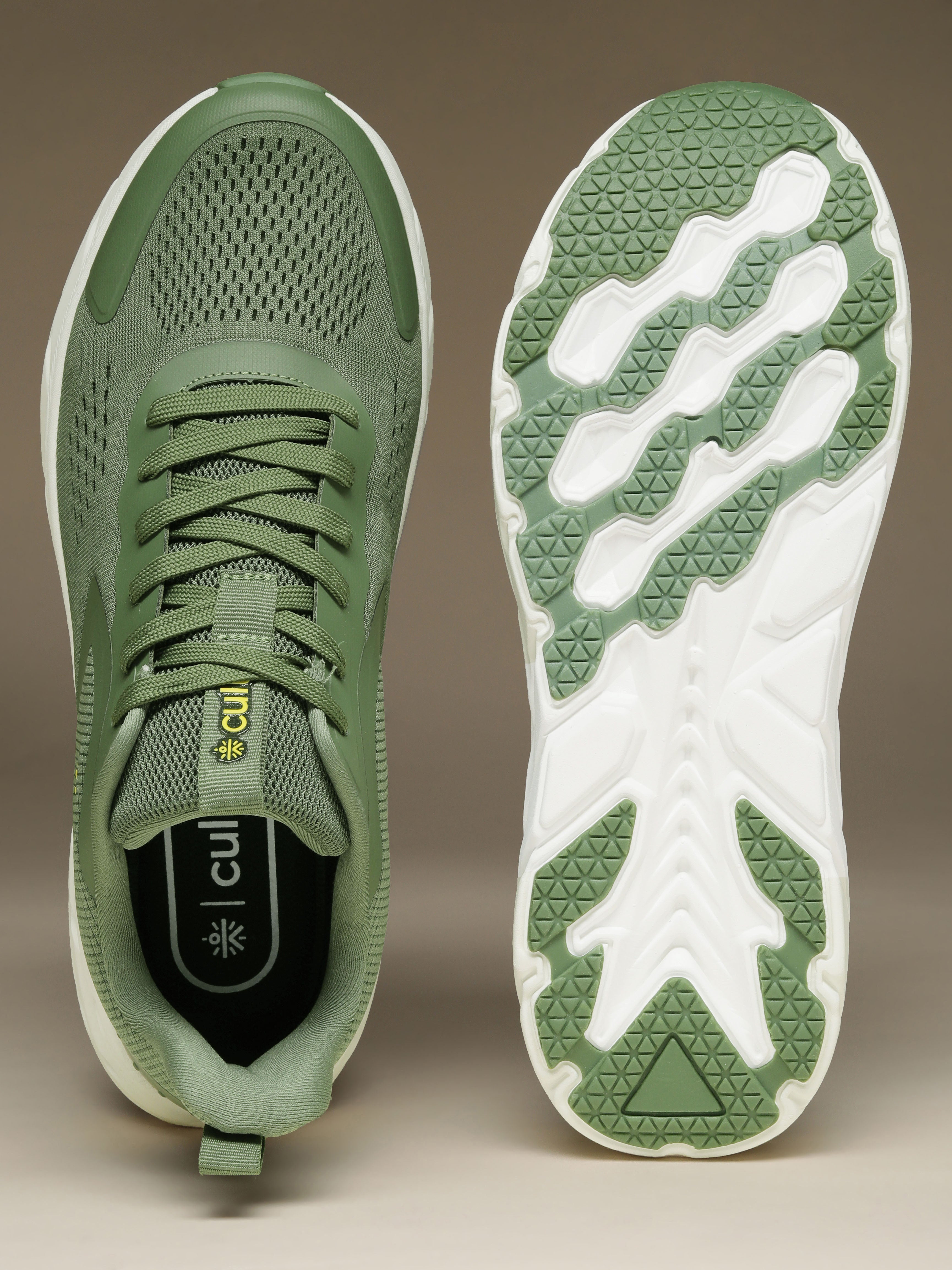 cult Men's GlideMove Running Shoes - Olive