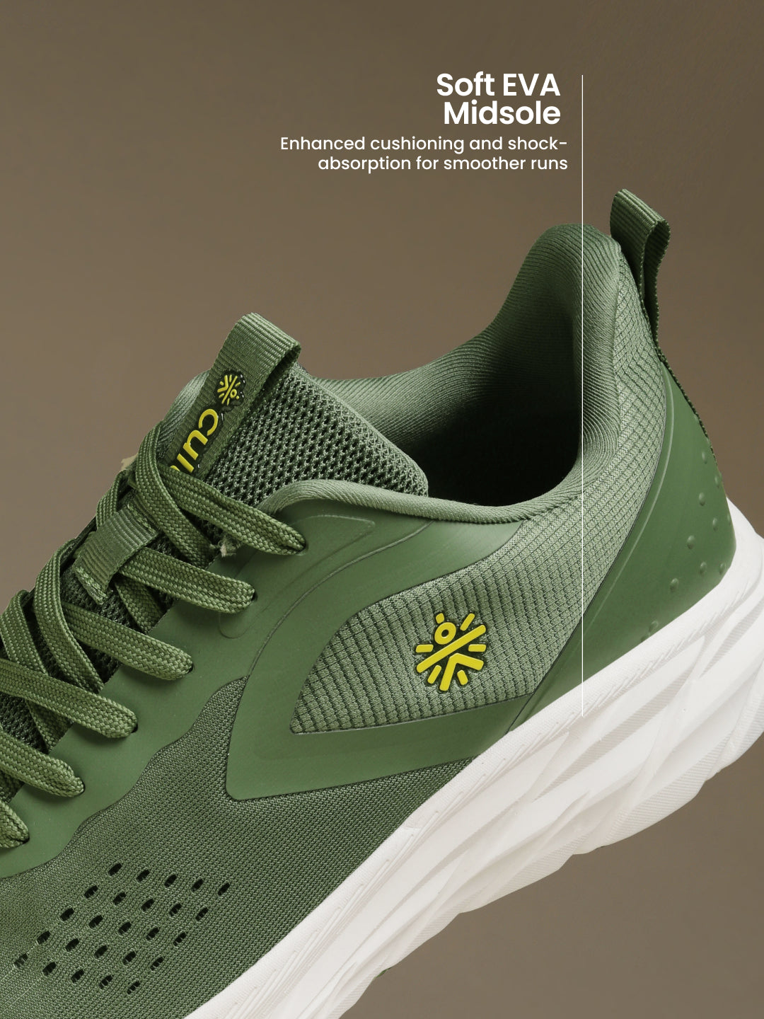 cult Men's GlideMove Running Shoes - Olive