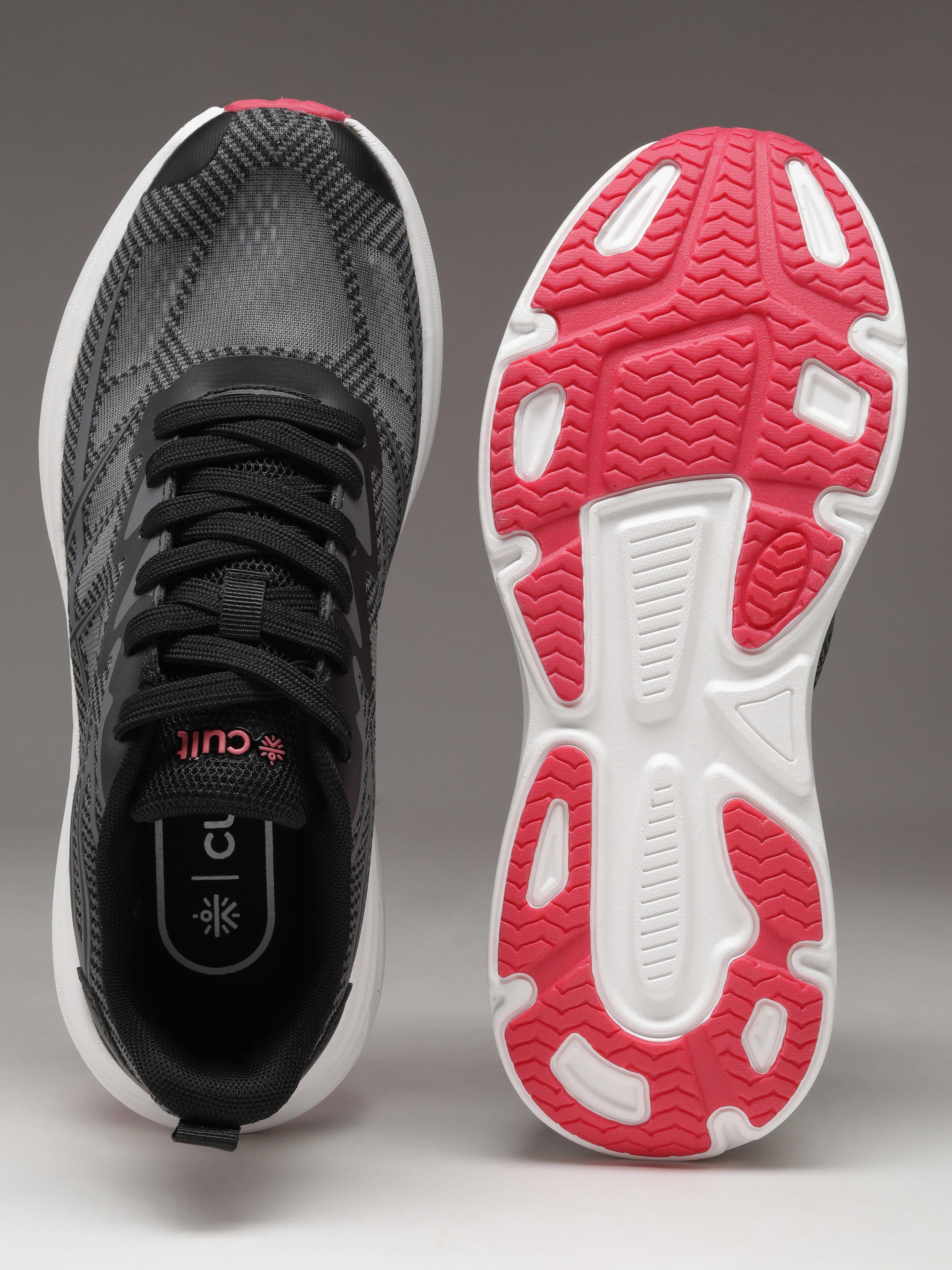 cult Women's AirStride Walking Shoes - Black