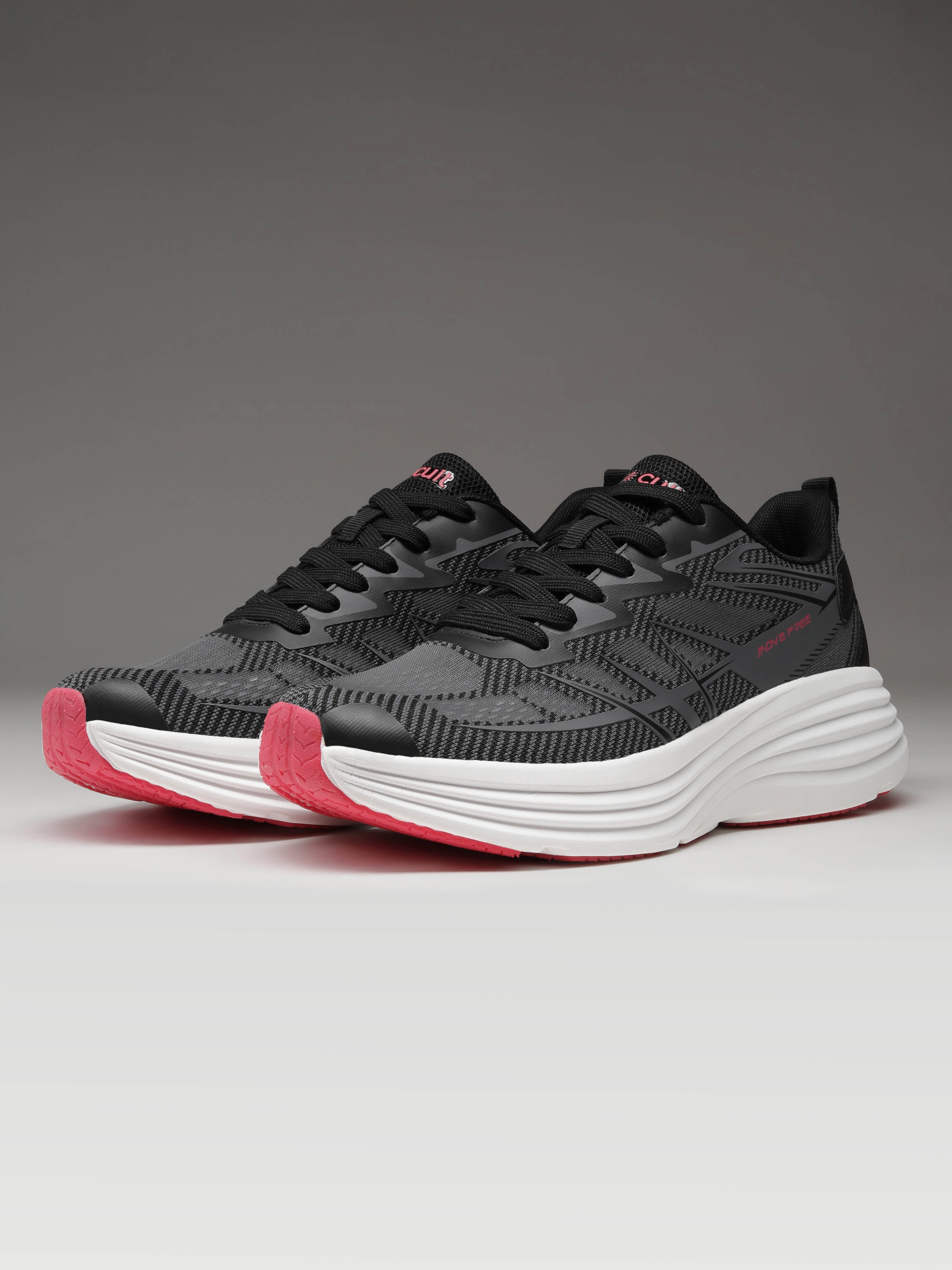 cult Women's AirStride Walking Shoes - Black