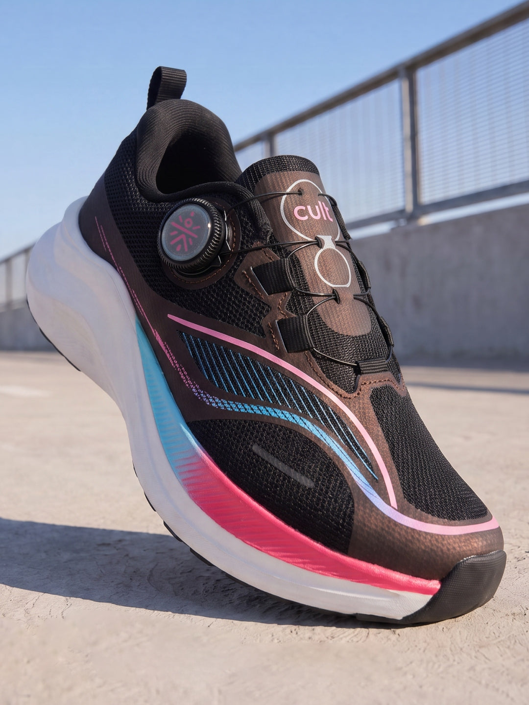 cult Women's PowerPace Running Shoes - Black