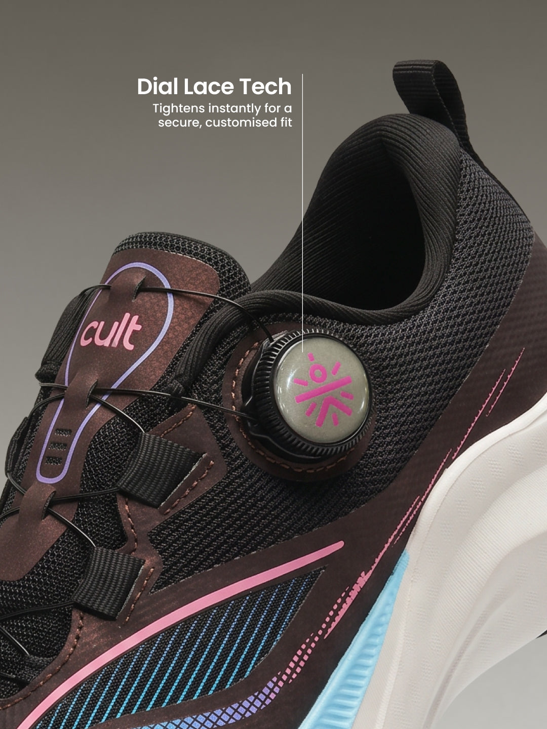 cult Women's PowerPace Running Shoes - Black