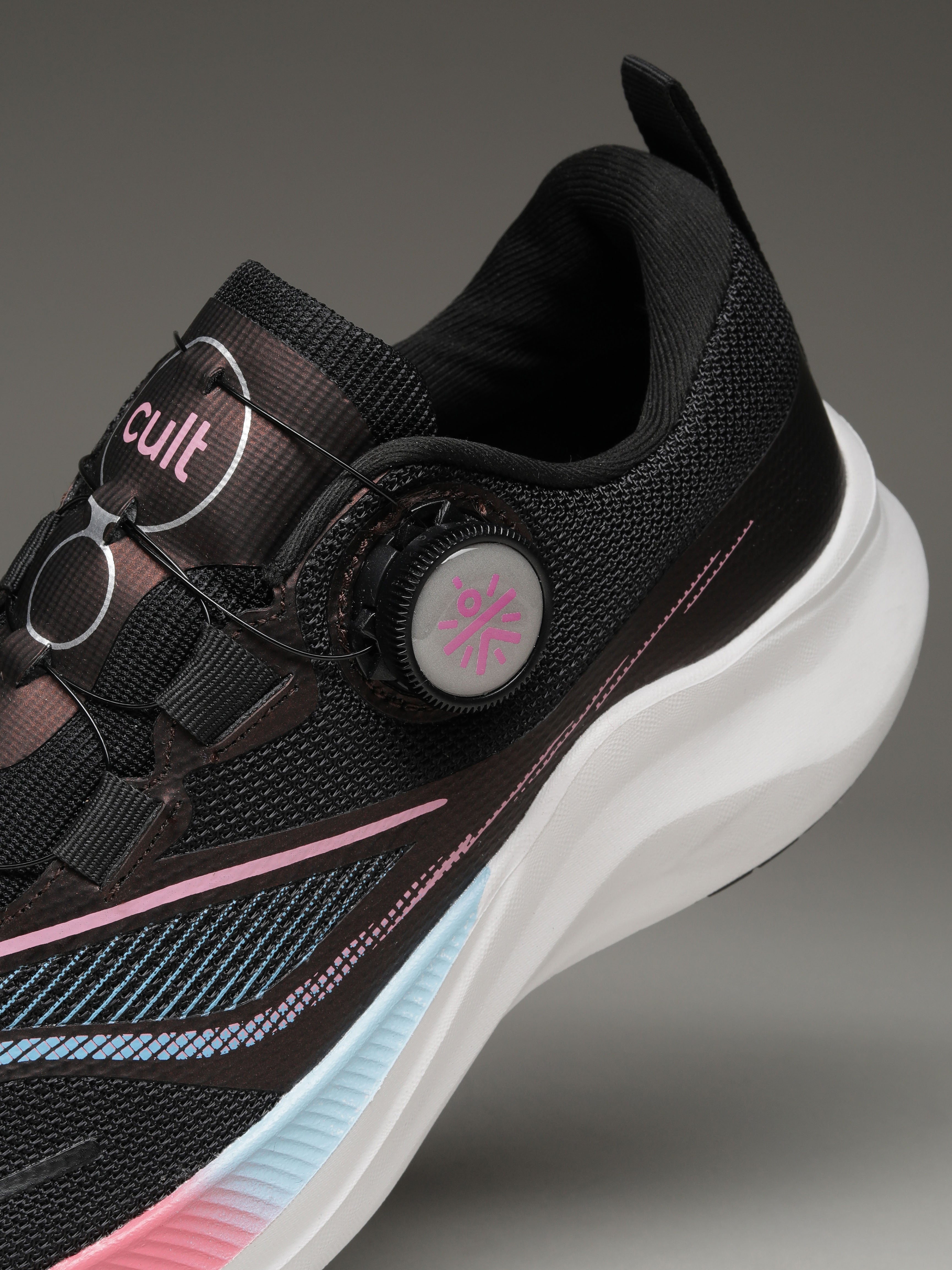 cult Women's PowerPace Running Shoes - Black