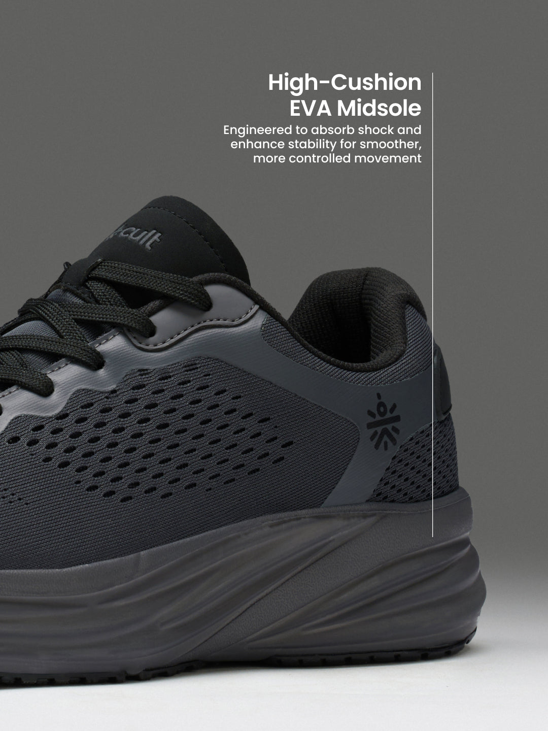 cult Men's StridePro Running Shoes - D.Grey
