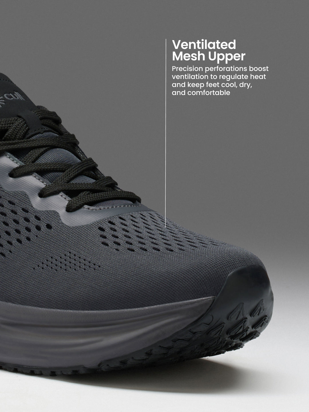 cult Men's StridePro Running Shoes - D.Grey