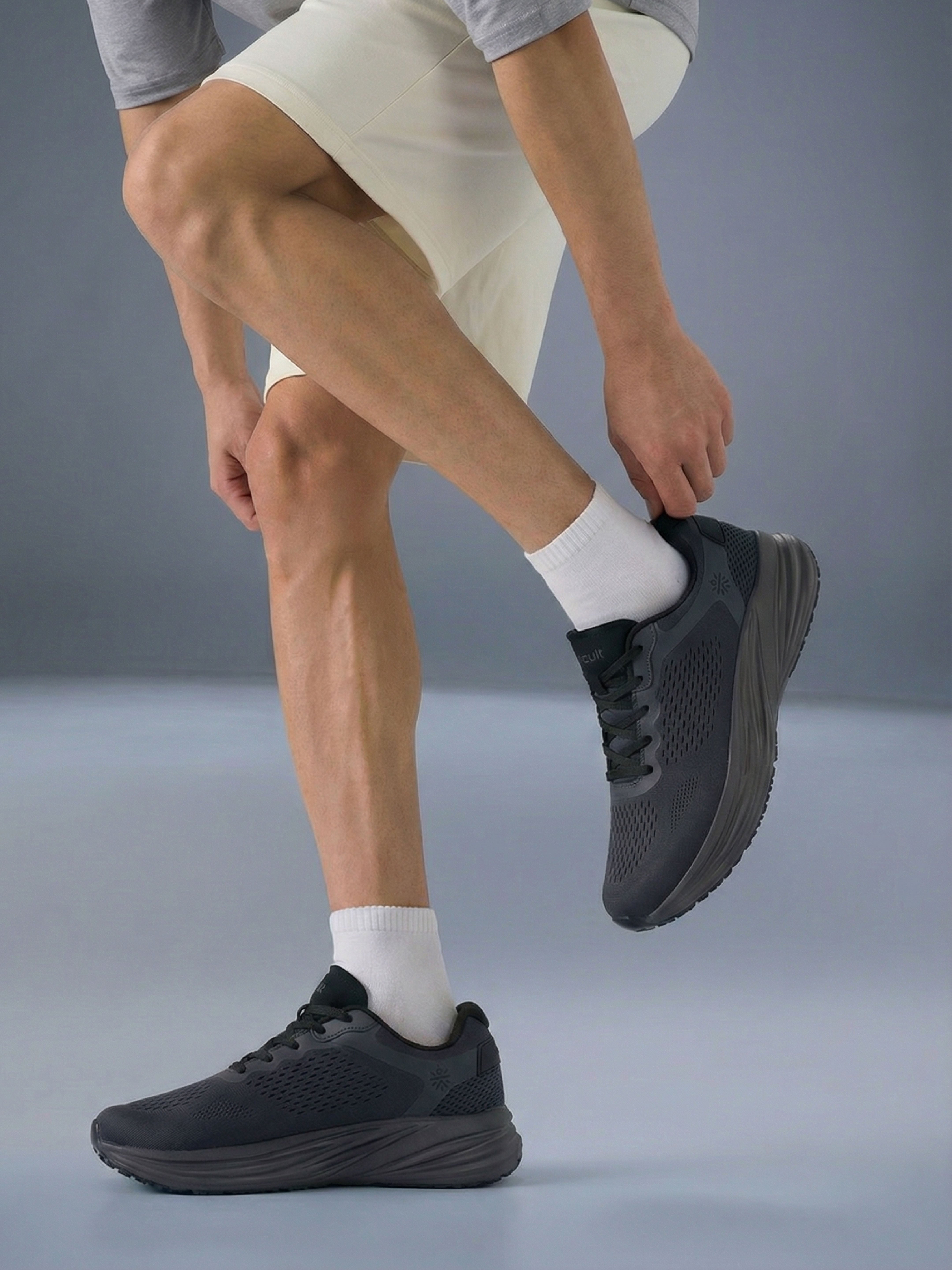 cult Men's StridePro Running Shoes - D.Grey