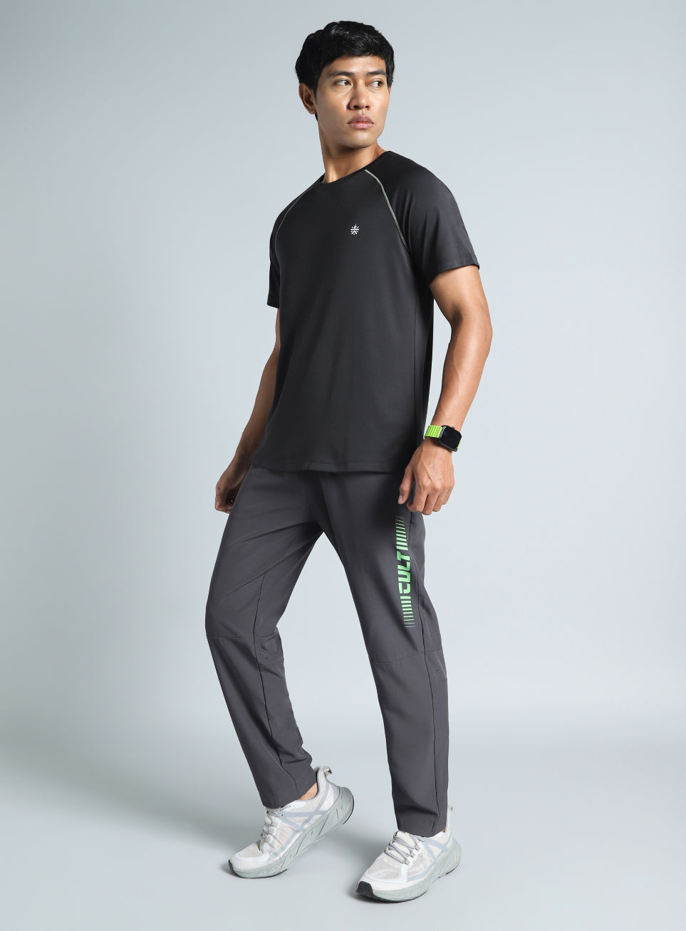 Men's Black All Day Active Recycled Poly Performance T-shirt