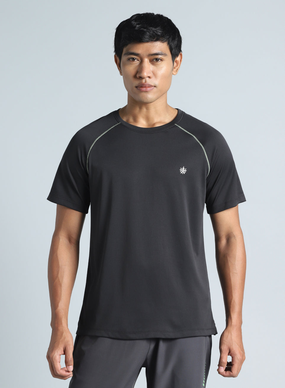 Men's Black All Day Active Recycled Poly Performance T-shirt