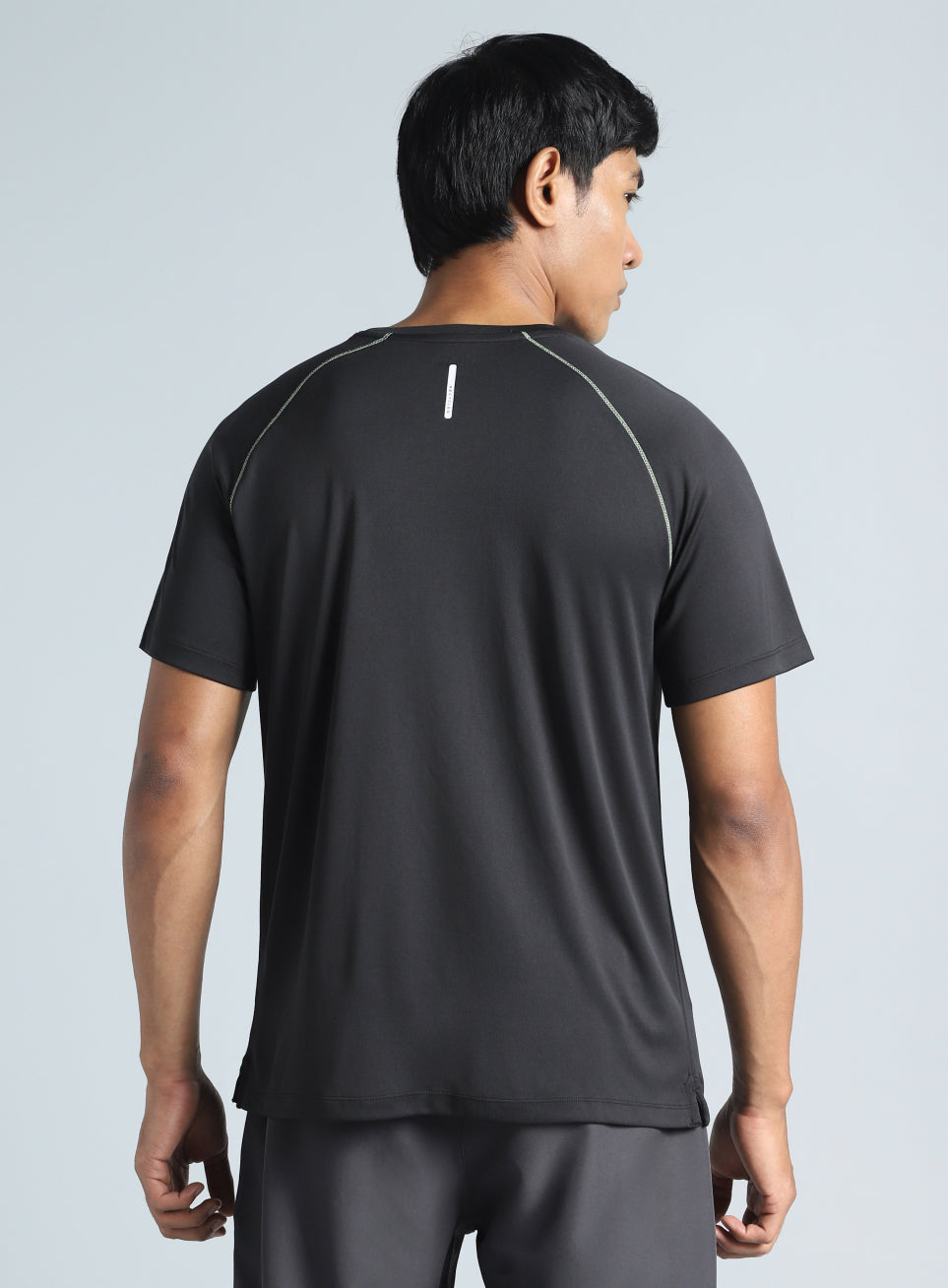 Men's Black All Day Active Recycled Poly Performance T-shirt