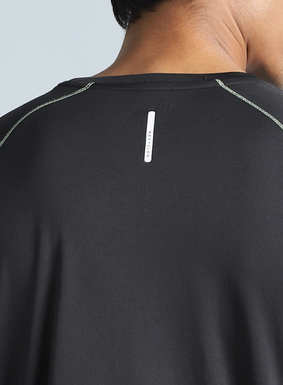 Men's Black All Day Active Recycled Poly Performance T-shirt