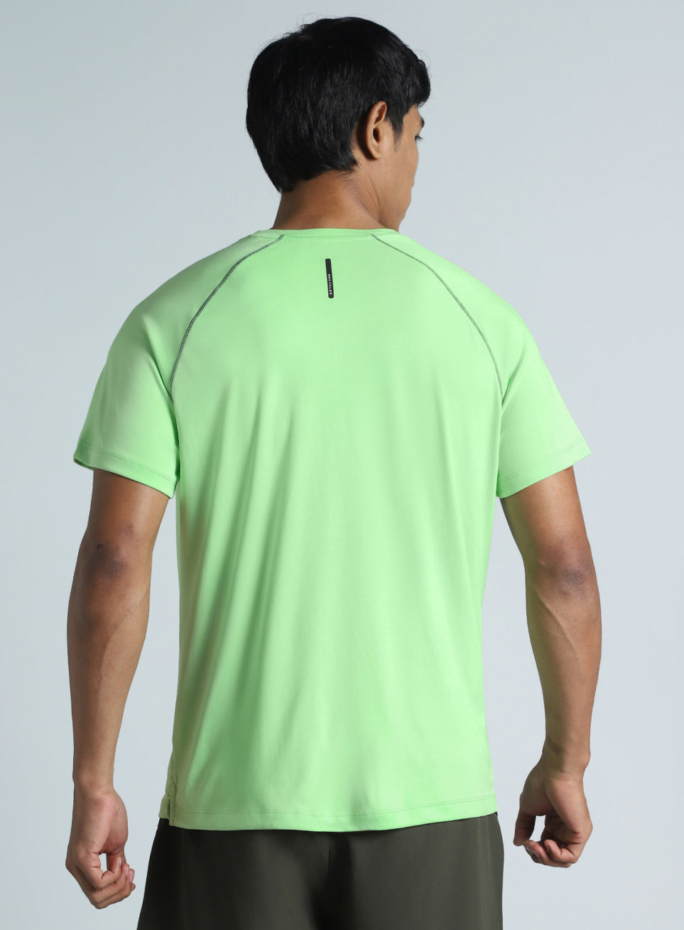 Men's Lime All Day Active Recycled Poly Performance T-shirt