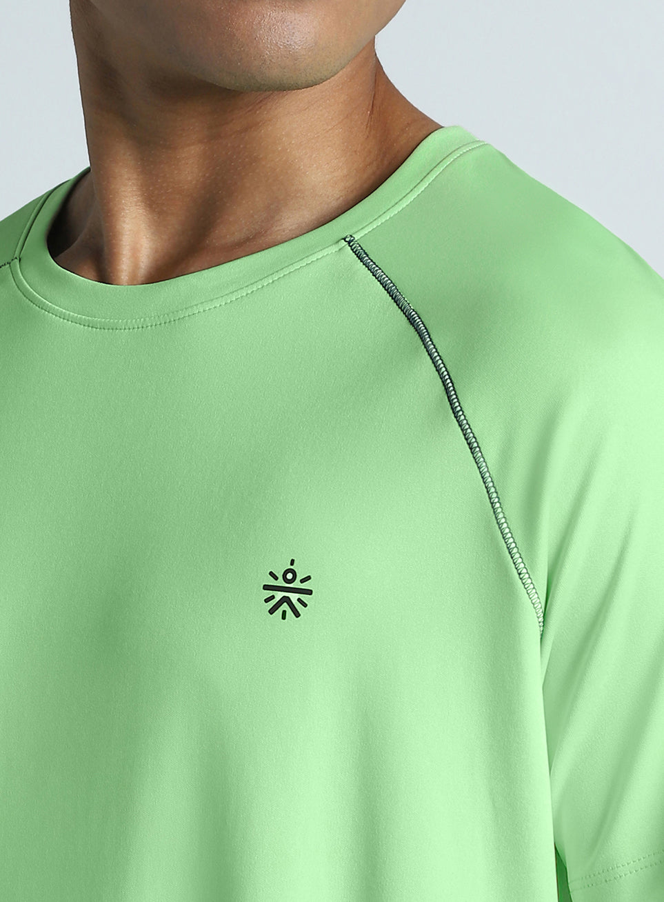 Men's Lime All Day Active Recycled Poly Performance T-shirt