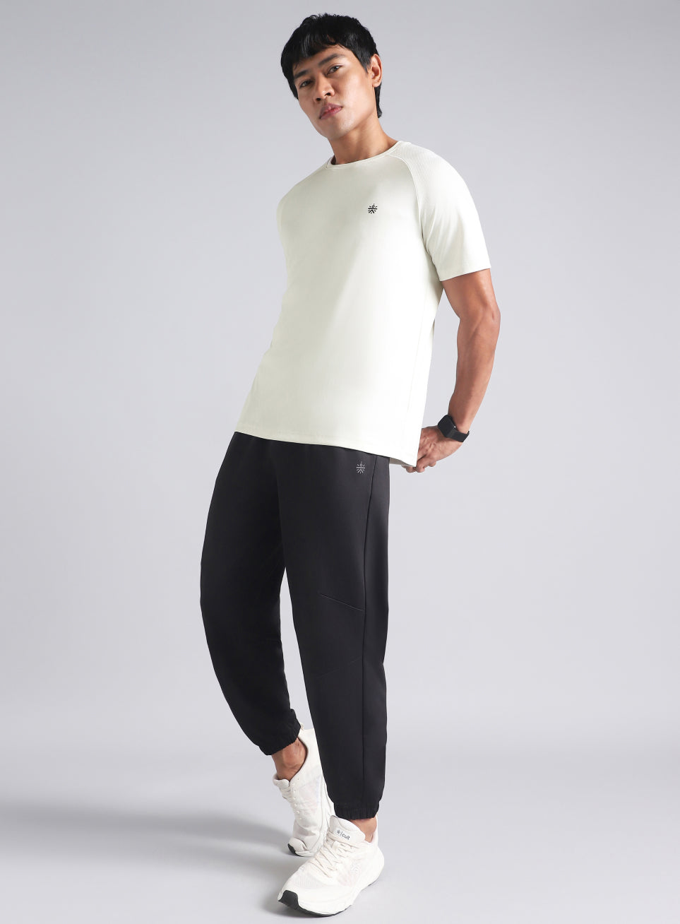 Men's Off White Training Essential Recycled Poly T-shirt