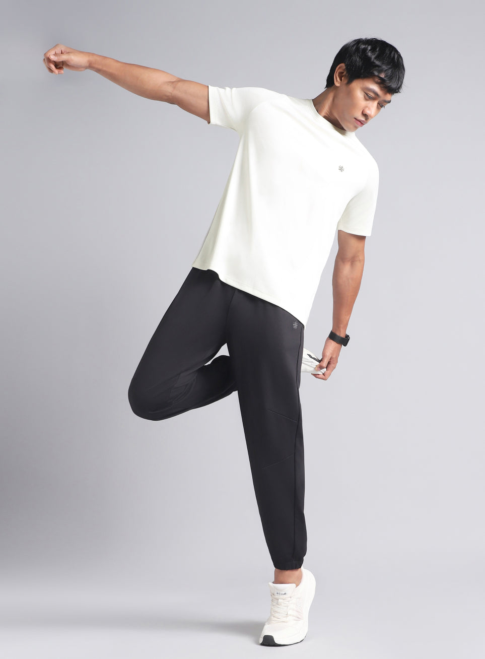 Men's Off White Training Essential Recycled Poly T-shirt