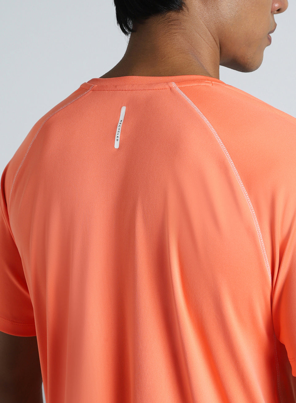 Men's Orange Cult Branded Recycled Poly Performance T-shirt