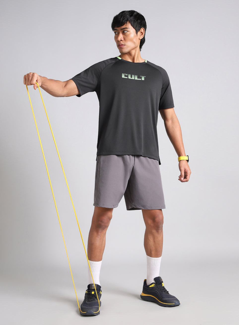 Men's Black HIIT Recycled Poly Performance T-shirt