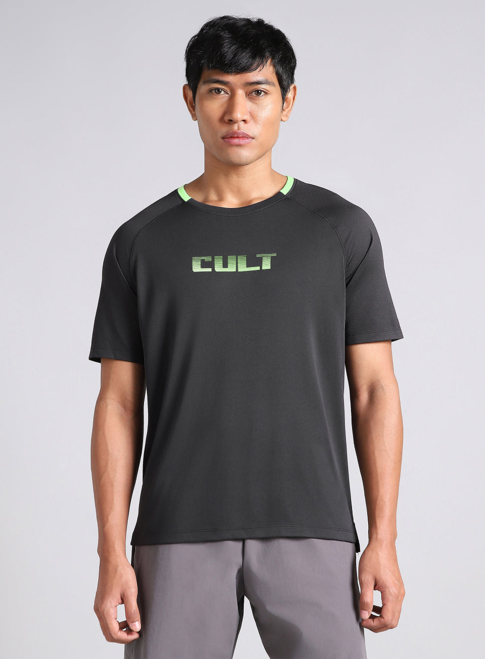 Men's Black HIIT Recycled Poly Performance T-shirt