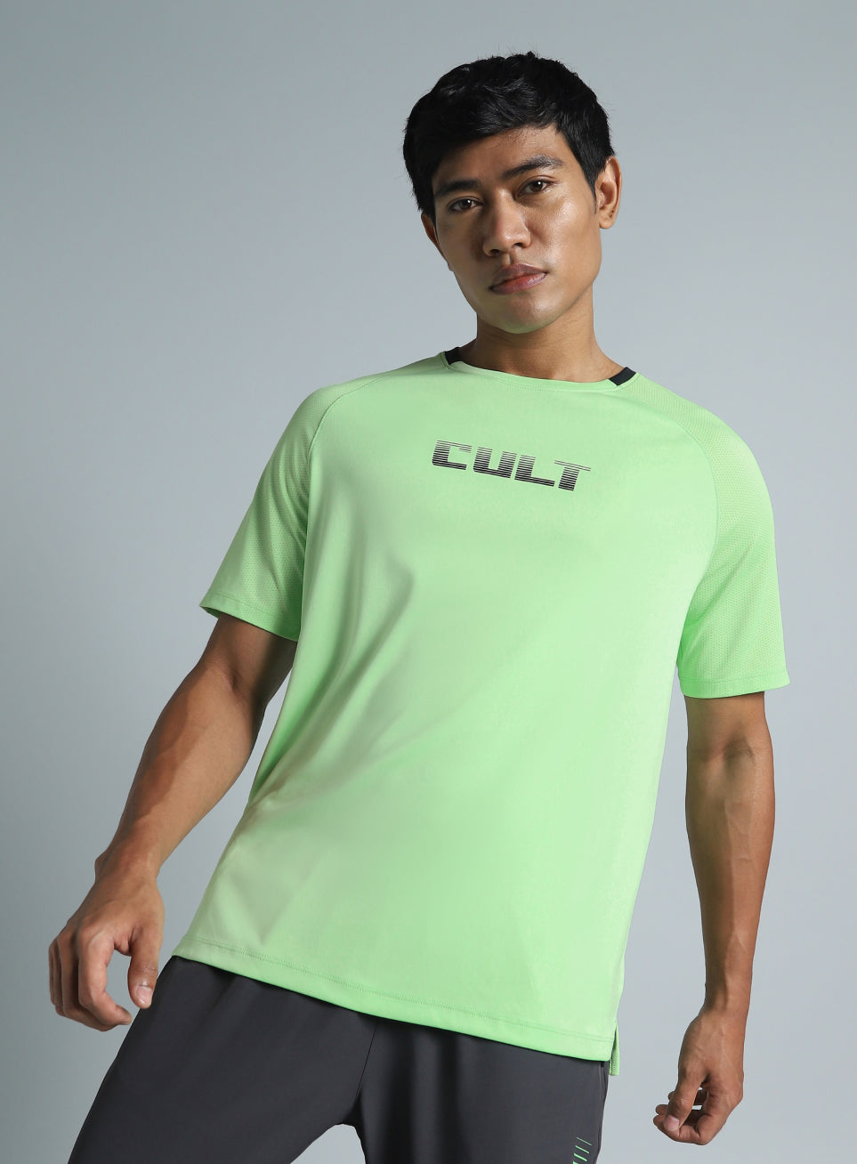 Men's Lime HIIT Recycled Poly Performance T-shirt