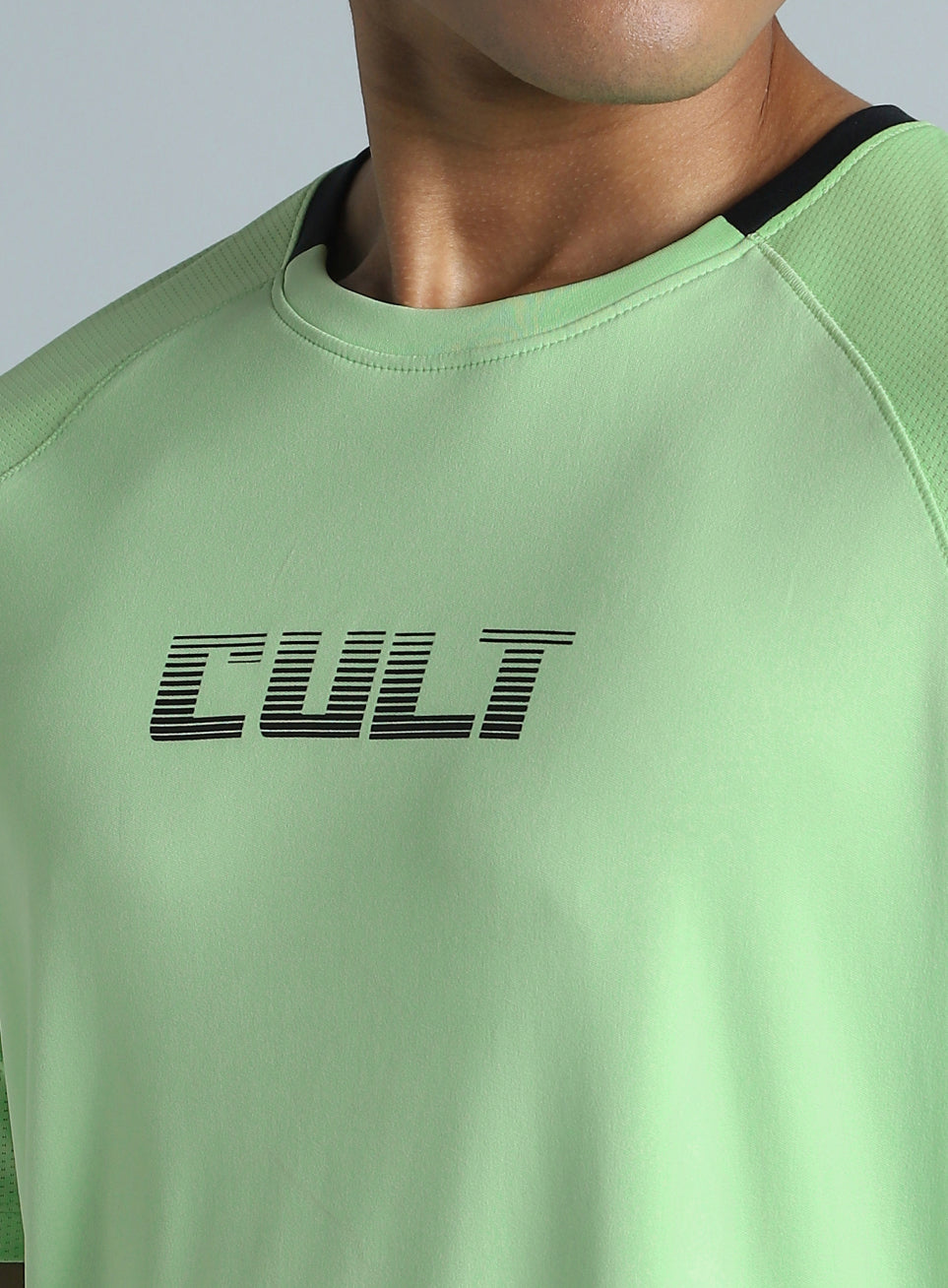 Men's Lime HIIT Recycled Poly Performance T-shirt