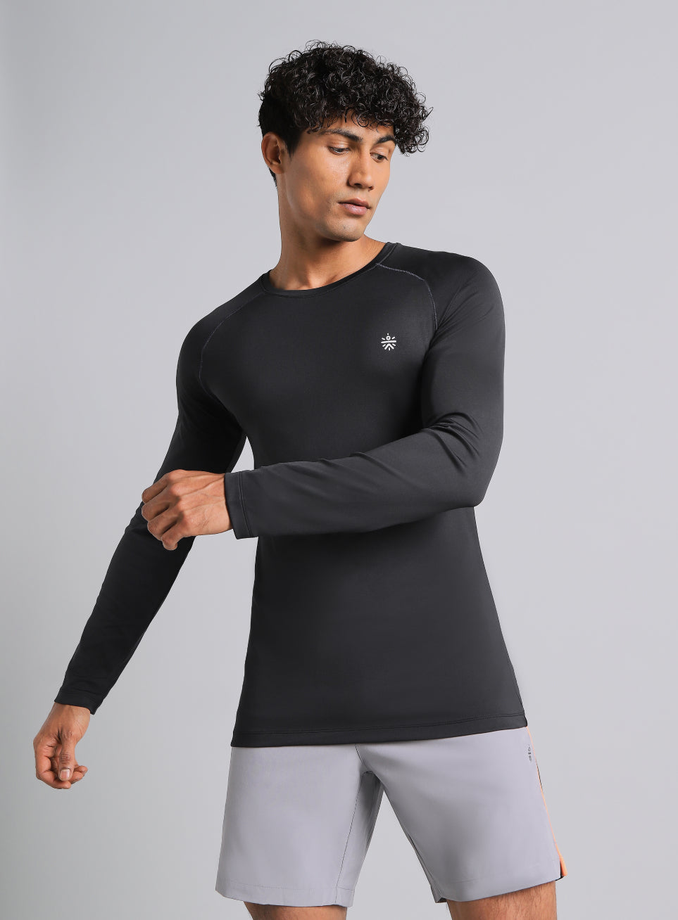 Men's Black Build Up Performance Recycled Poly T-shirt