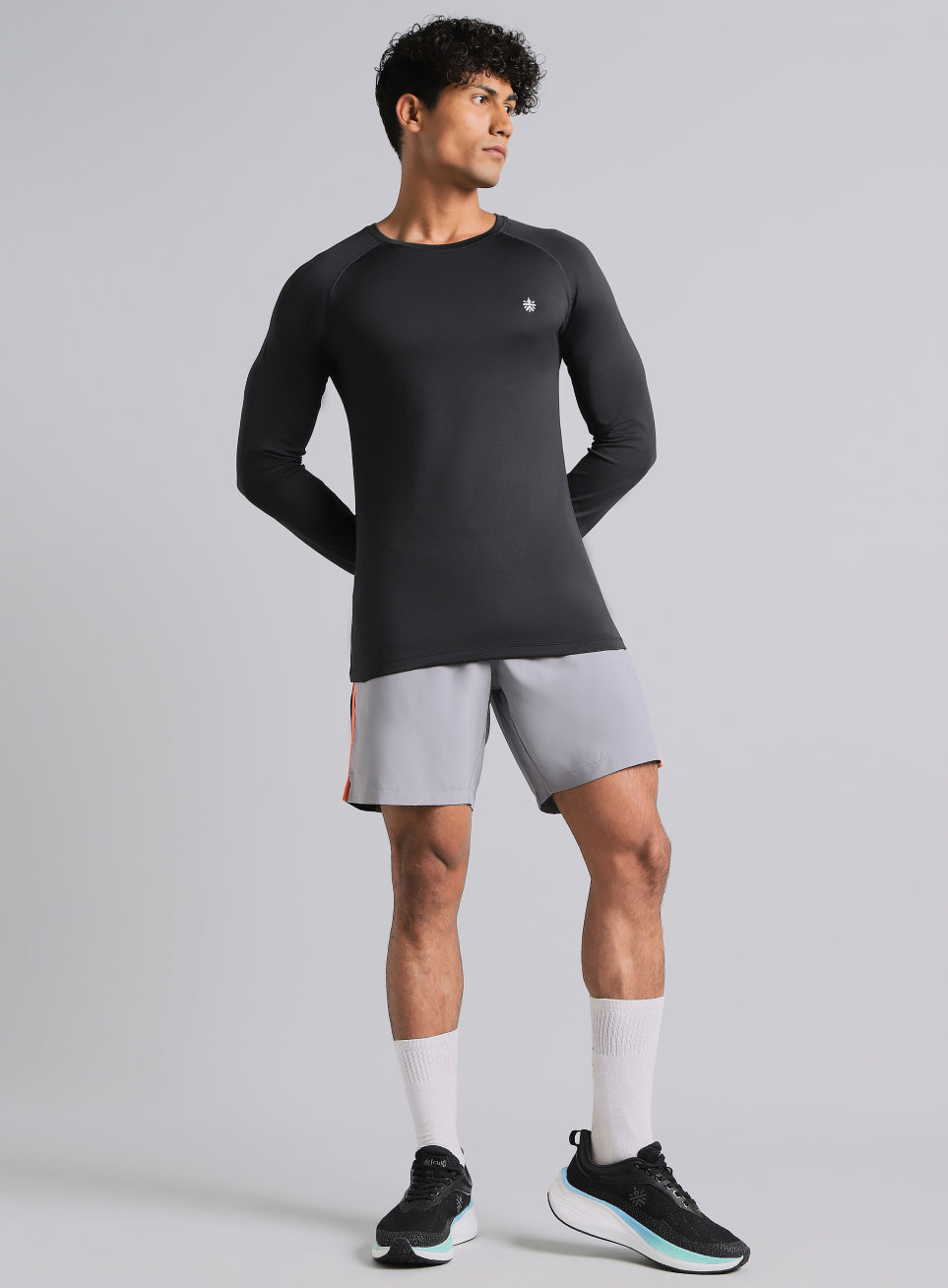 Men's Black Build Up Performance Recycled Poly T-shirt